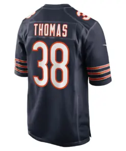 A.J. Thomas Chicago Bears Nike Game Player Jersey - Navy - Image 4