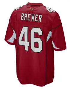 Aaron Brewer Arizona Cardinals Nike Game Jersey - Cardinal - Image 4