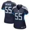 Aaron Brewer Tennessee Titans Nike Women's Game Player Jersey - Navy