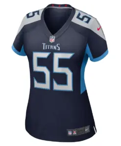 Aaron Brewer Tennessee Titans Nike Women's Game Player Jersey - Navy - Image 3