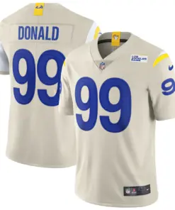 Aaron Donald Los Angeles Rams Nike Alternate Vapor Limited Jersey - White - Image 13