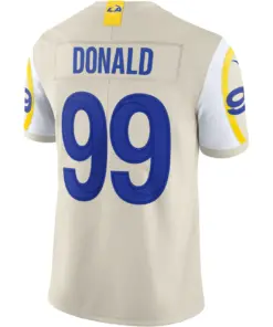 Aaron Donald Los Angeles Rams Nike Alternate Vapor Limited Jersey - White - Image 7