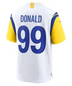 Aaron Donald Los Angeles Rams Nike Game Jersey - Bone - Image 7
