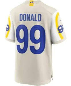 Aaron Donald Los Angeles Rams Nike Game Jersey - Bone - Image 4