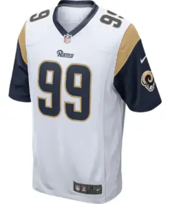 Alternative view of Aaron Donald Los Angeles Rams Nike Game Jersey - White
