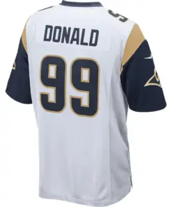 Aaron Donald Los Angeles Rams Nike Game Jersey - White - Image 3