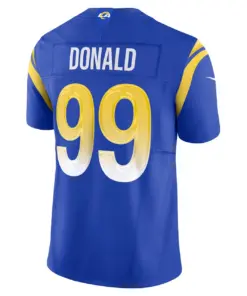 Aaron Donald Los Angeles Rams Nike Vapor F.U.S.E. Limited Jersey - Royal Blue - Image 4
