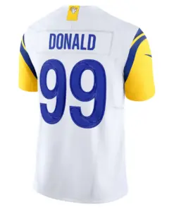 Aaron Donald Los Angeles Rams Nike Vapor F.U.S.E. Limited Jersey - White - Image 4