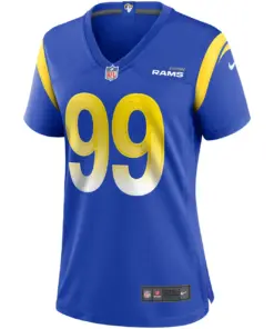 Aaron Donald Los Angeles Rams Nike Women's Alternate Player Game Jersey - White - Image 6