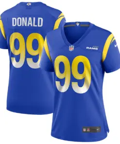 Aaron Donald Los Angeles Rams Nike Women's Alternate Player Game Jersey - White - Image 5