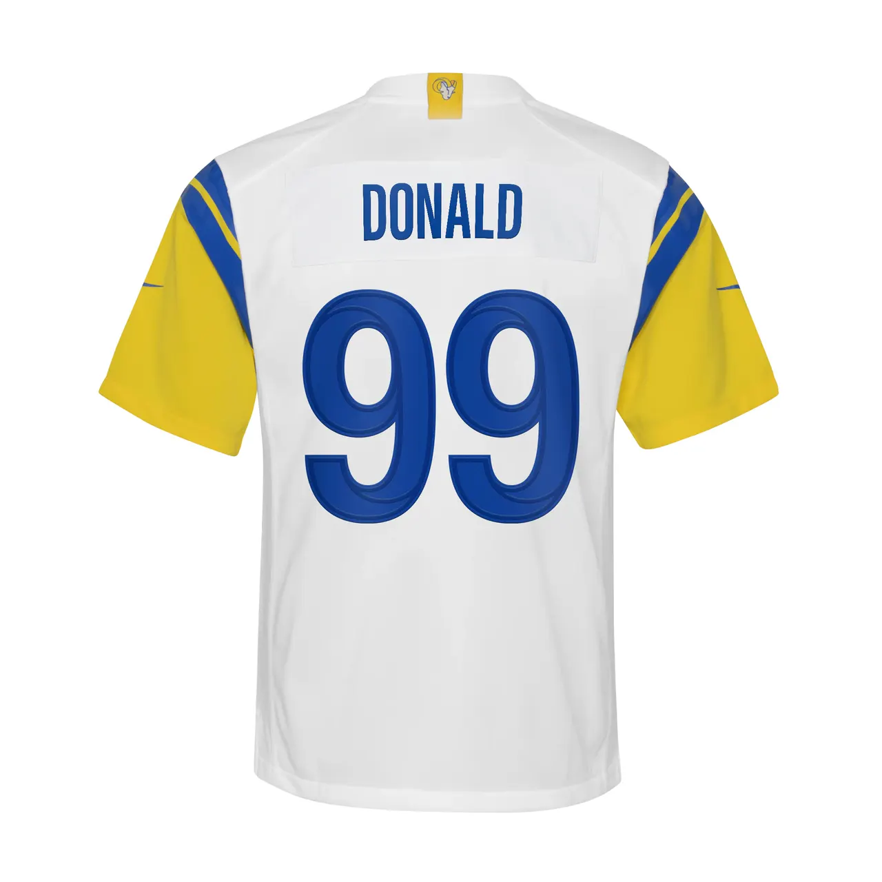 Aaron Donald Los Angeles Rams Nike Youth Alternate Game Jersey - White - Image 4