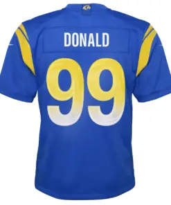 Aaron Donald Los Angeles Rams Nike Youth Alternate Game Jersey - White - Image 10