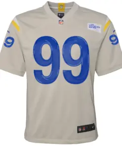 Aaron Donald Los Angeles Rams Nike Youth Alternate Game Jersey - White - Image 6