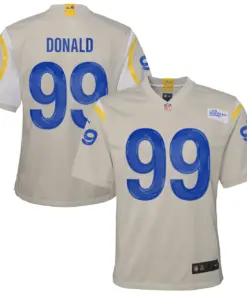 Aaron Donald Los Angeles Rams Nike Youth Alternate Game Jersey - White - Image 14