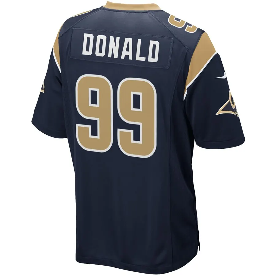Aaron Donald Los Angeles Rams Nike Youth Game Jersey - Navy - Image 3