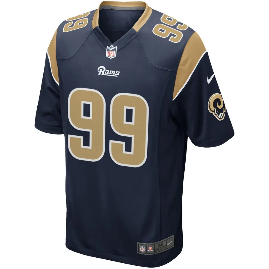 Aaron Donald Los Angeles Rams Nike Youth Game Jersey - Navy - Image 2