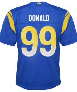 Aaron Donald Los Angeles Rams Nike Youth Game Jersey - Royal Blue - Image 4