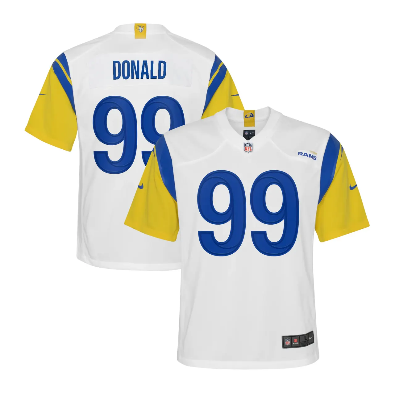 Aaron Donald Los Angeles Rams Nike Youth Game Jersey - Royal Blue - Image 8