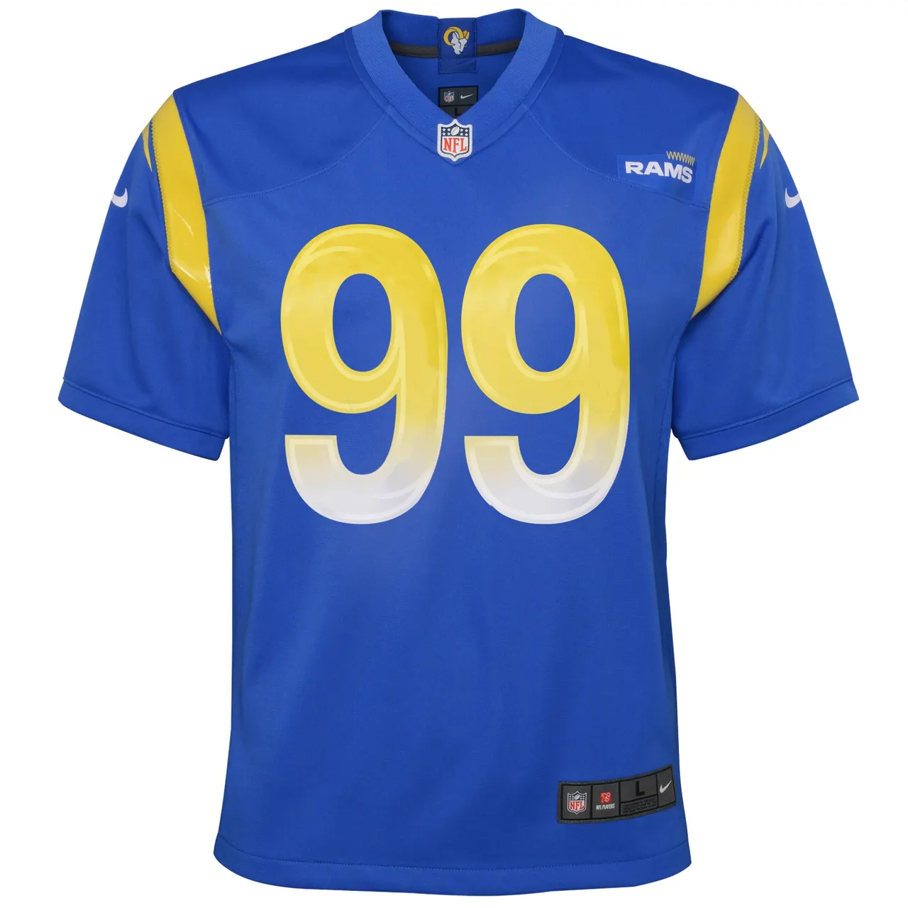Aaron Donald Los Angeles Rams Nike Youth Game Jersey - Royal Blue - Image 3