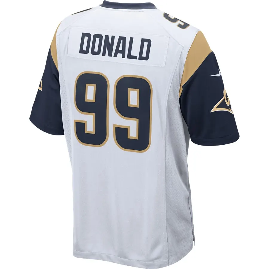 Aaron Donald Los Angeles Rams Nike Youth Game Jersey - White - Image 3
