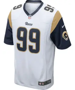 Alternative view of Aaron Donald Los Angeles Rams Nike Youth Game Jersey - White