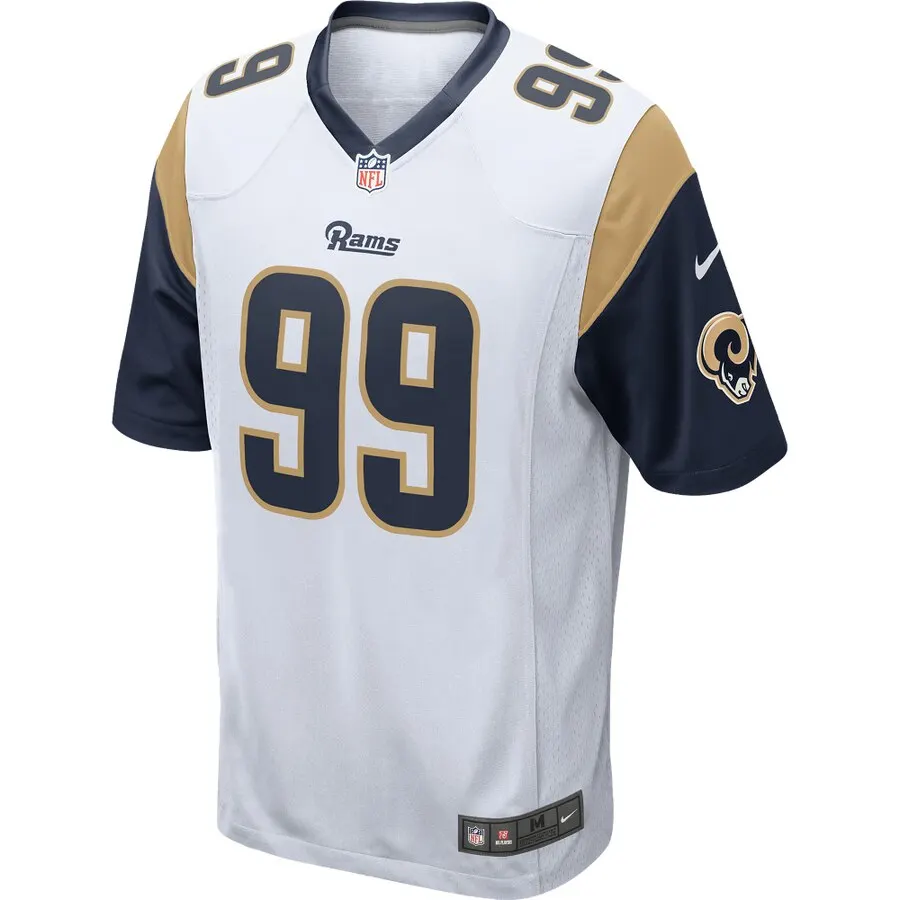 Aaron Donald Los Angeles Rams Nike Youth Game Jersey - White - Image 2