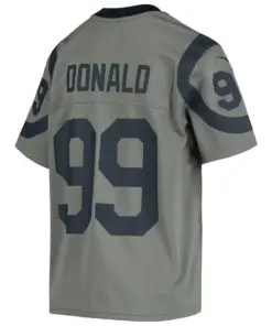Aaron Donald Los Angeles Rams Nike Youth Inverted Game Jersey - Gray - Image 3