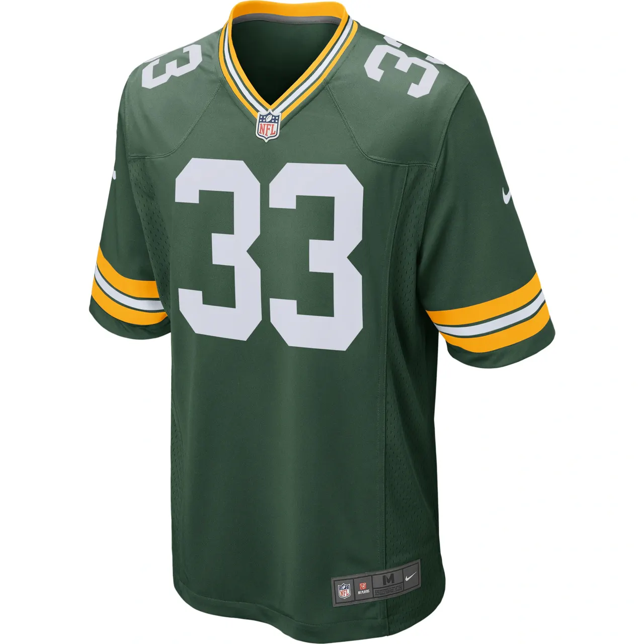 Aaron Jones Green Bay Packers Nike Game Jersey - Kelly Green - Image 3