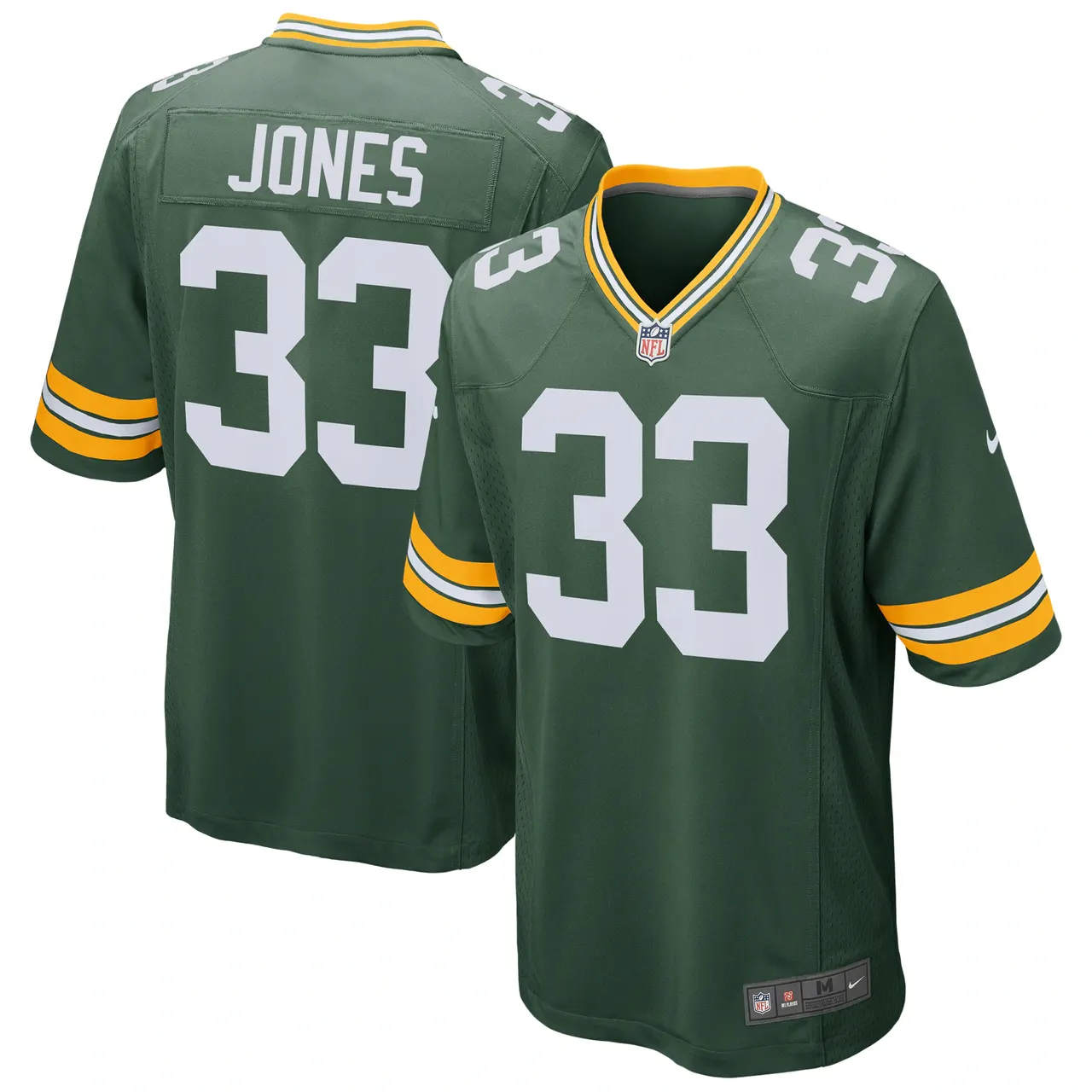 Aaron Jones Green Bay Packers Nike Game Jersey - Kelly Green