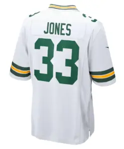 Aaron Jones Green Bay Packers Nike Game Jersey - Kelly Green - Image 7