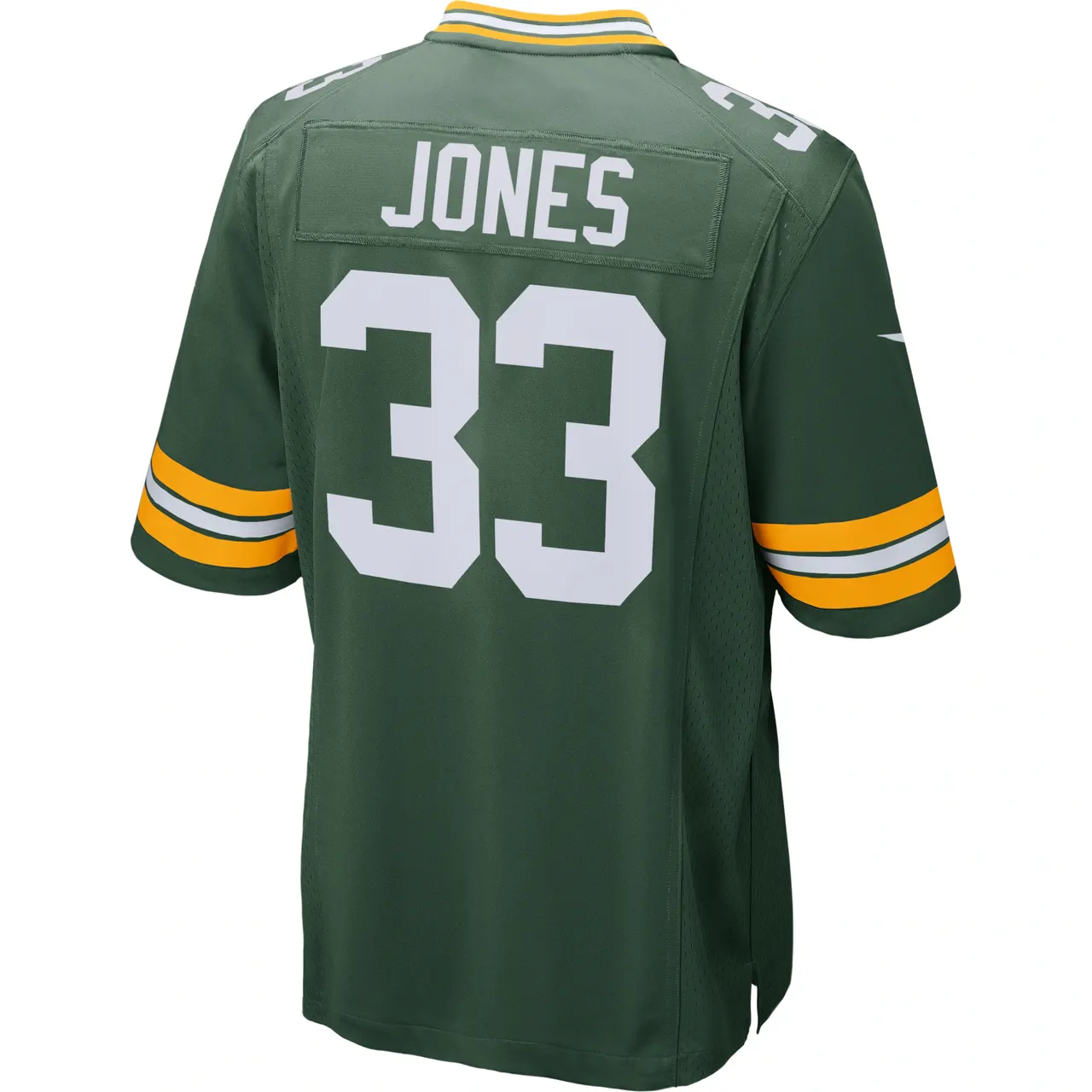 Aaron Jones Green Bay Packers Nike Game Jersey - Kelly Green - Image 4
