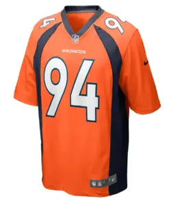 Aaron Patrick Denver Broncos Nike Game Player Jersey - Orange - Image 3