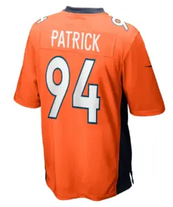 Aaron Patrick Denver Broncos Nike Game Player Jersey - Orange - Image 4