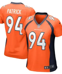 Alternative view of Aaron Patrick Denver Broncos Nike Women's Game Player Jersey - Orange