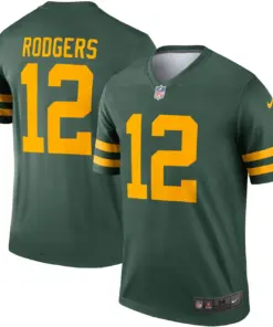 Aaron Rodgers Green Bay Packers Nike Alternate Legend Player Jersey - Kelly Green