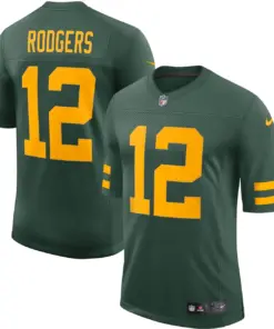 Aaron Rodgers Green Bay Packers Nike Alternate Vapor Limited Player Jersey - Kelly Green