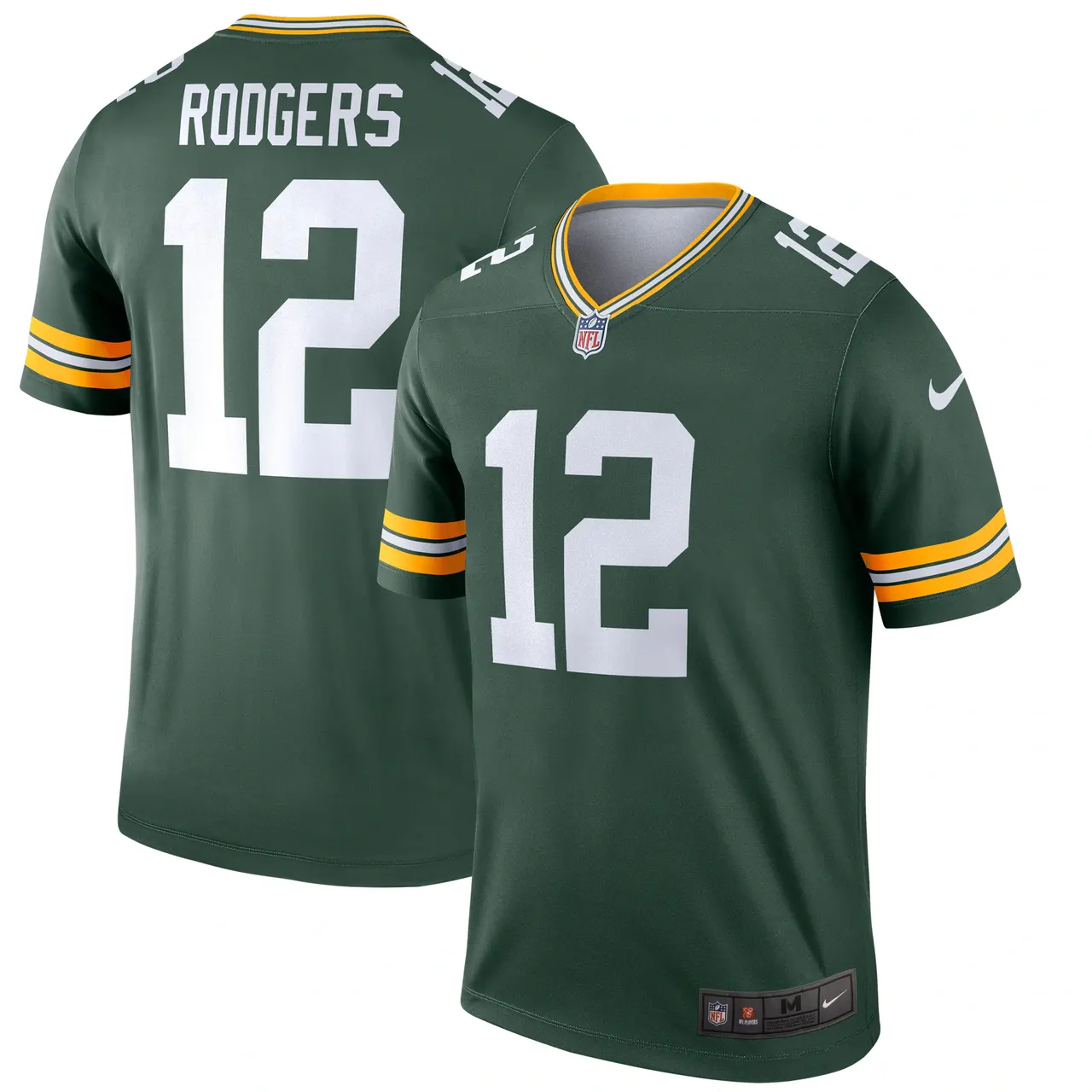 Aaron Rodgers Green Bay Packers Nike Legend Jersey - Kelly Green - Image 2