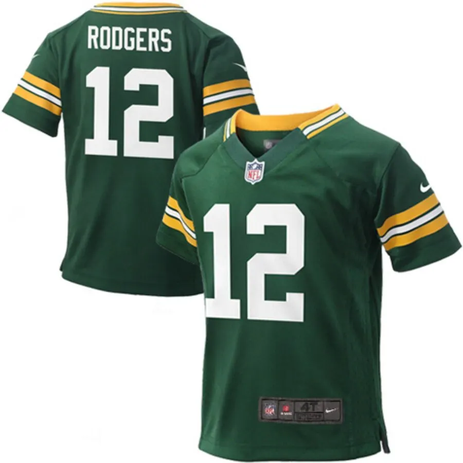 Aaron Rodgers Green Bay Packers Nike Toddler Game Jersey - Kelly Green