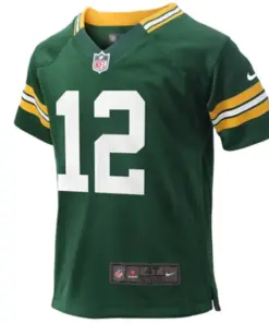 Alternative view of Aaron Rodgers Green Bay Packers Nike Toddler Game Jersey - Kelly Green