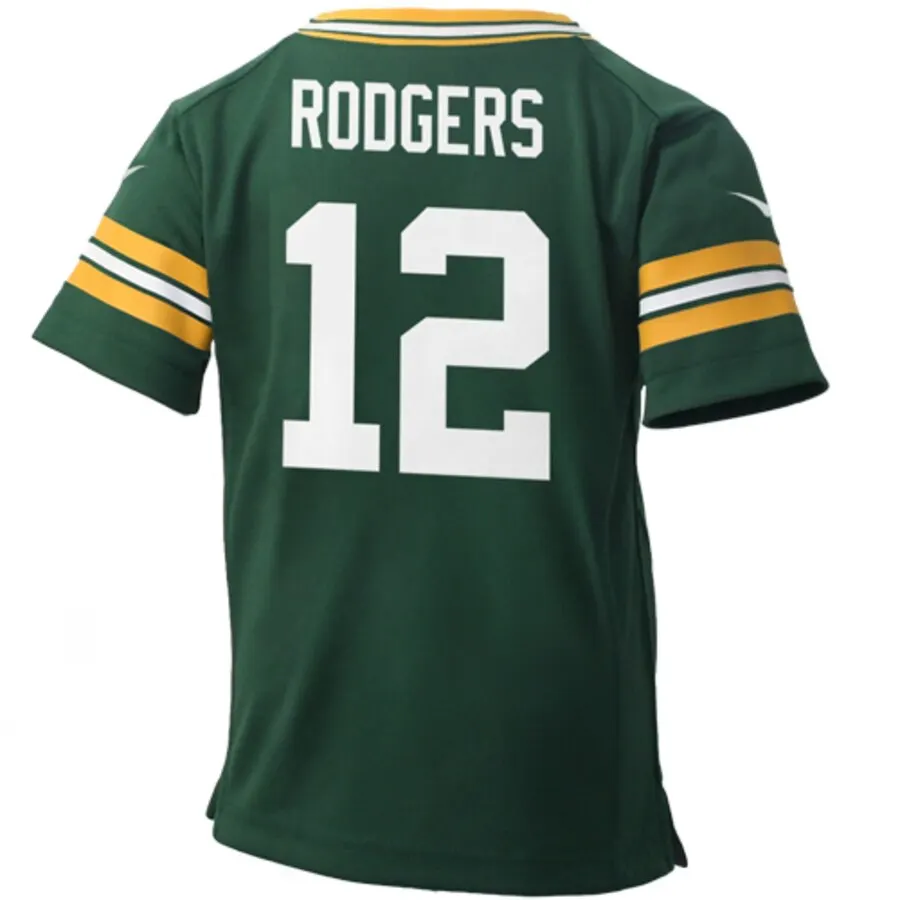Aaron Rodgers Green Bay Packers Nike Toddler Game Jersey - Kelly Green - Image 3