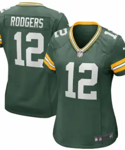 Aaron Rodgers Green Bay Packers Nike Women's Game Jersey - Kelly Green