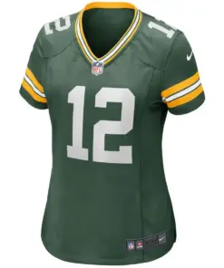 Alternative view of Aaron Rodgers Green Bay Packers Nike Women's Game Jersey - Kelly Green
