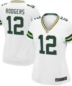 Aaron Rodgers Green Bay Packers Nike Women's Game Jersey - White