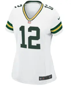 Alternative view of Aaron Rodgers Green Bay Packers Nike Women's Game Jersey - White
