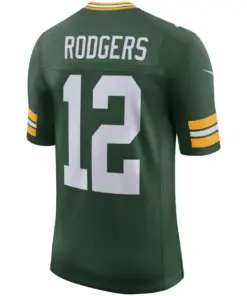 Aaron Rodgers Green Bay Packers Nike Youth Classic Limited Player Jersey - Kelly Green - Image 3