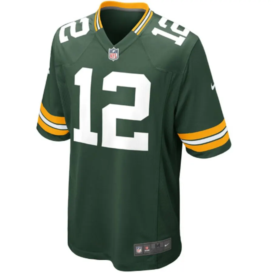 Aaron Rodgers Green Bay Packers Nike Youth Game Jersey - Kelly Green - Image 2