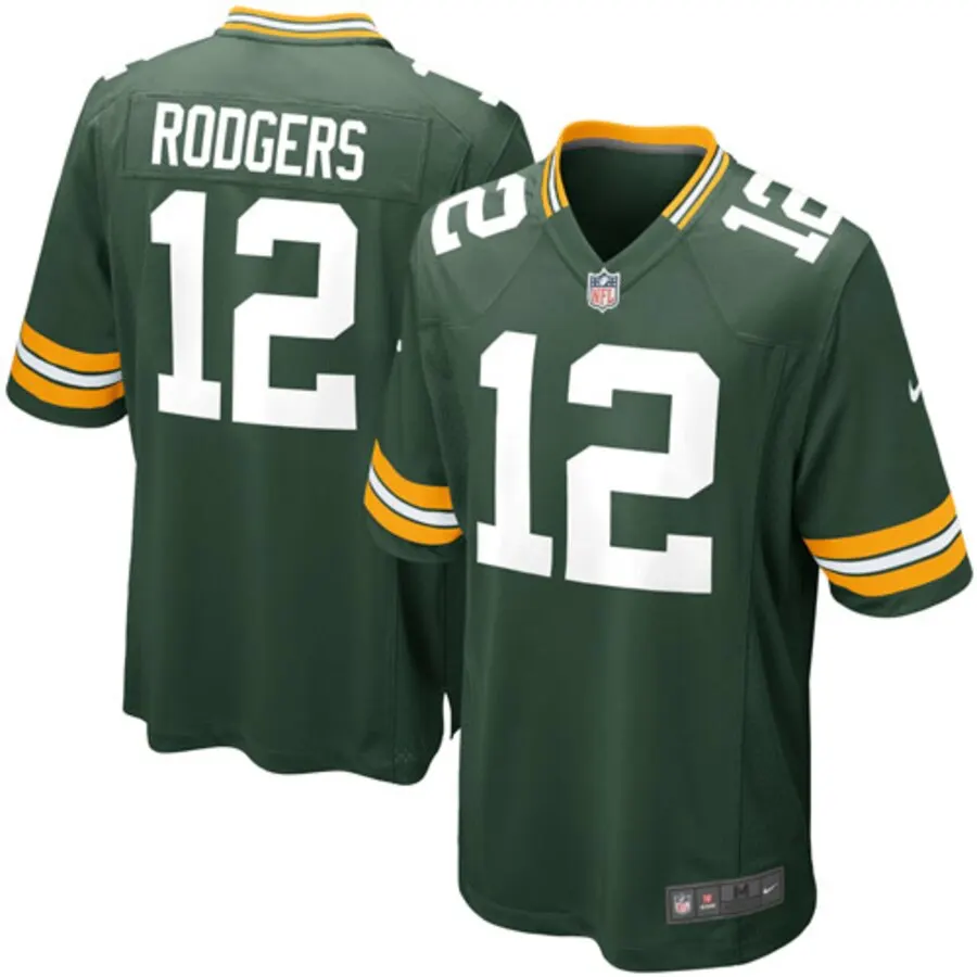 Aaron Rodgers Green Bay Packers Nike Youth Game Jersey - Kelly Green