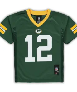 Aaron Rodgers Green Bay Packers Nike Preschool Replica Player Jersey - Kelly Green - Image 3