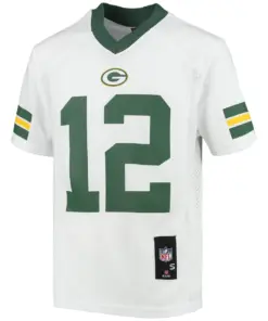 Aaron Rodgers Green Bay Packers Nike Youth Replica Player Jersey - Kelly Green - Image 6