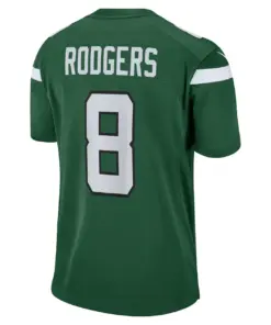 Aaron Rodgers New York Jets Nike Fashion Game Jersey - Black - Image 7